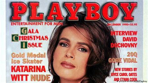 Katarina Witt on the cover of Playboy